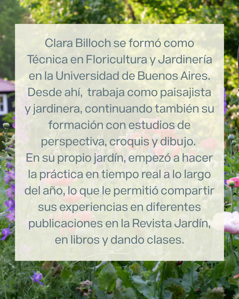 Master Class Clara Billoch - Labores de otoño en el jardín para una primavera en flor