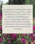 Master Class Paquita Romano- "Como nace un jardín: el proceso creativo"