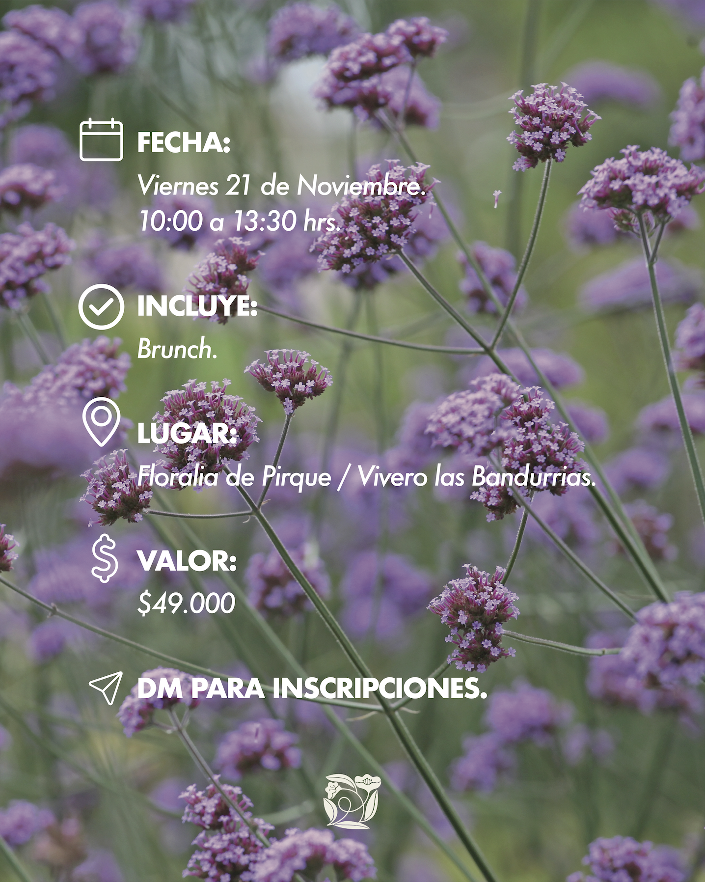 Jardín de las Flores | 21 de Noviembre